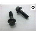 Stainless Steel DIN6921 Hex Flange Bolts with Black